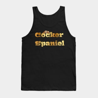 Golden Cocker Spaniel Tank Top